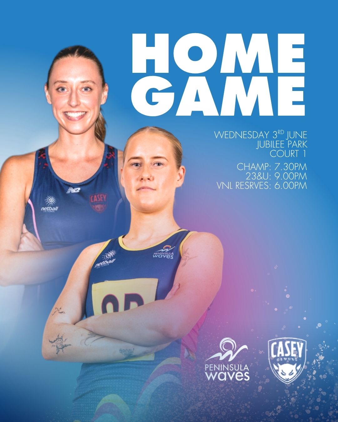 Round 12 Home Game vs Casey Demons poster